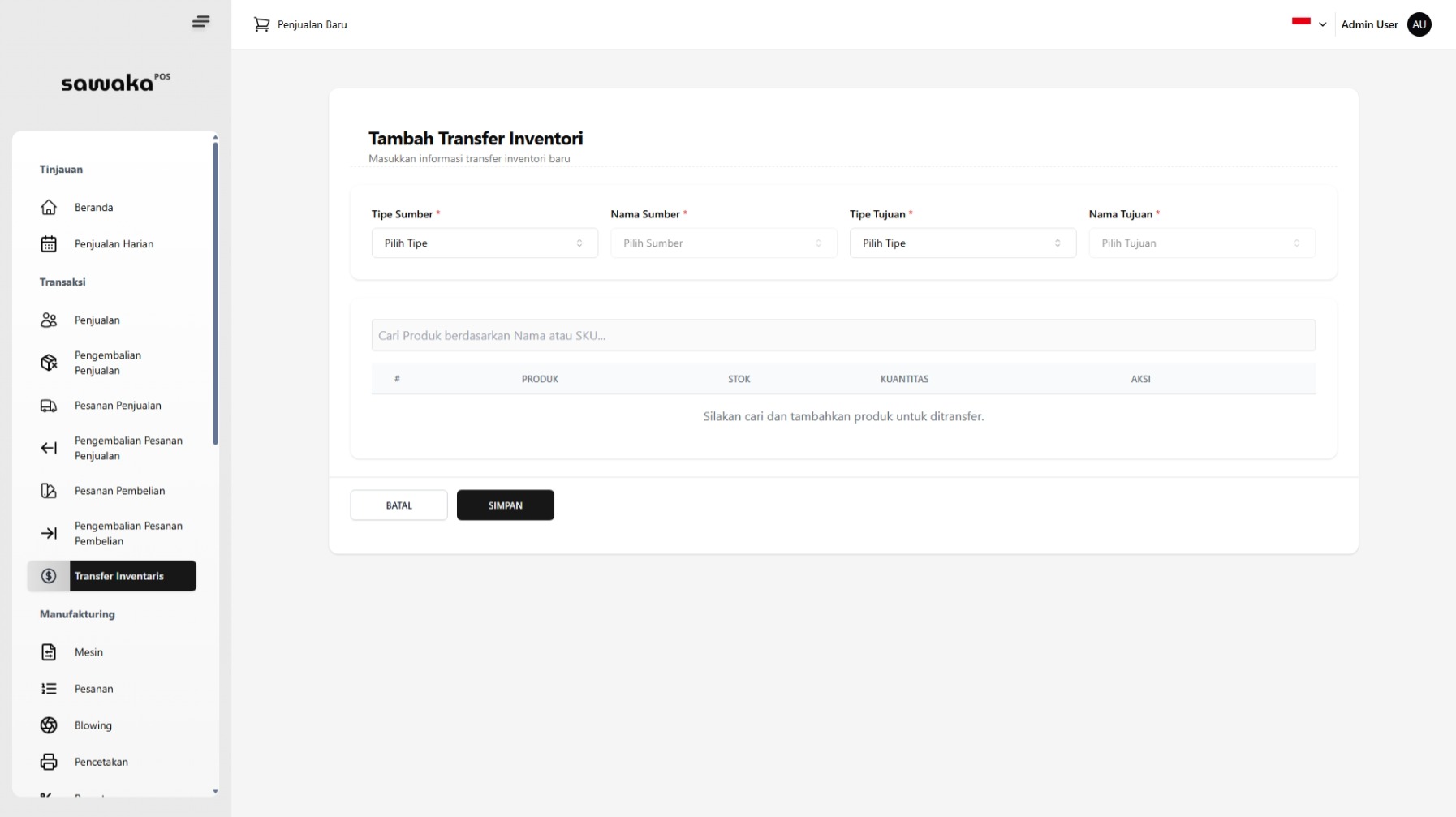 Formulir Transfer Kosong Formulir Transfer Kosong